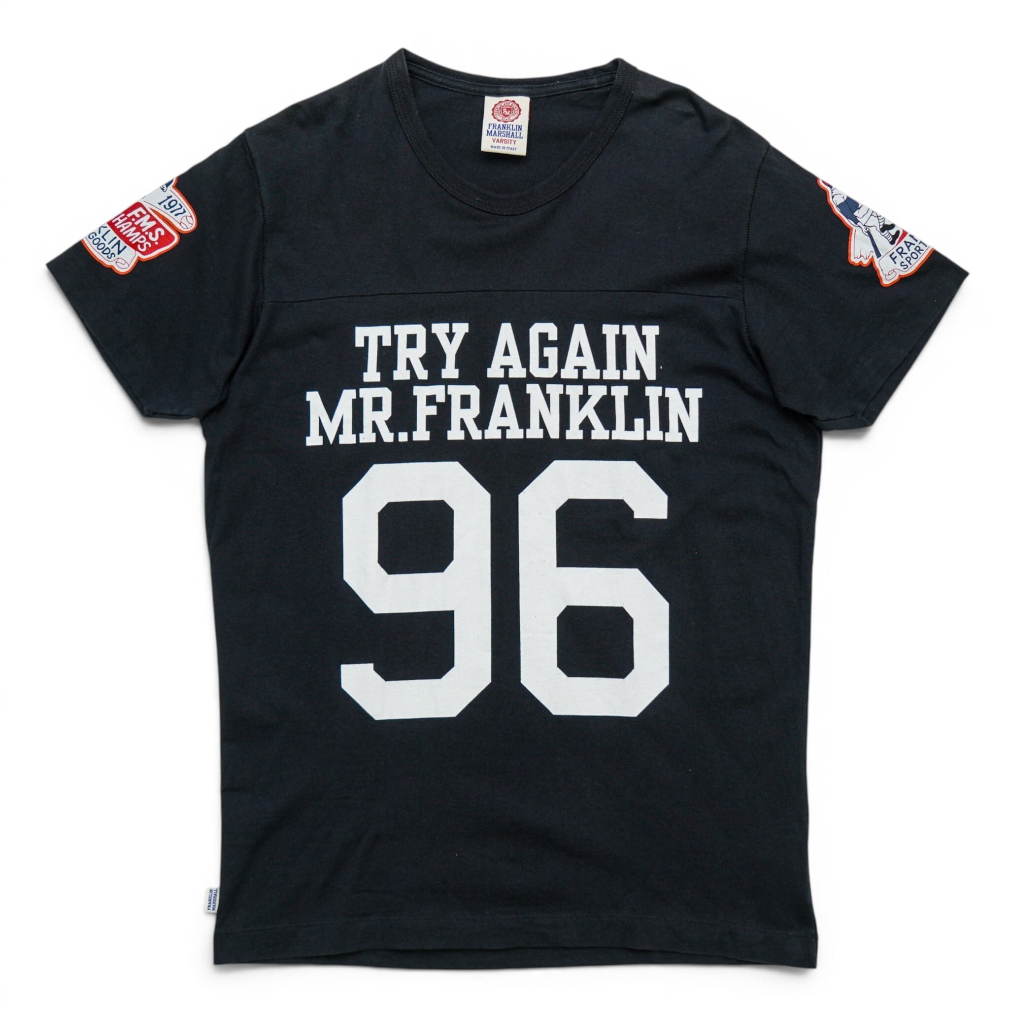FRANKLIN MARSHALL フランクリンマーシャル ナンバリング Tシャツ ブラック