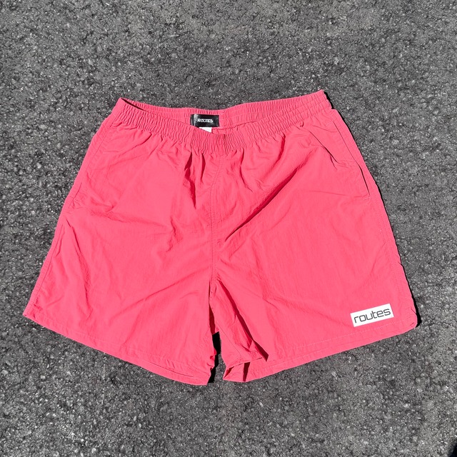 hybrid nylon shorts /コーラル