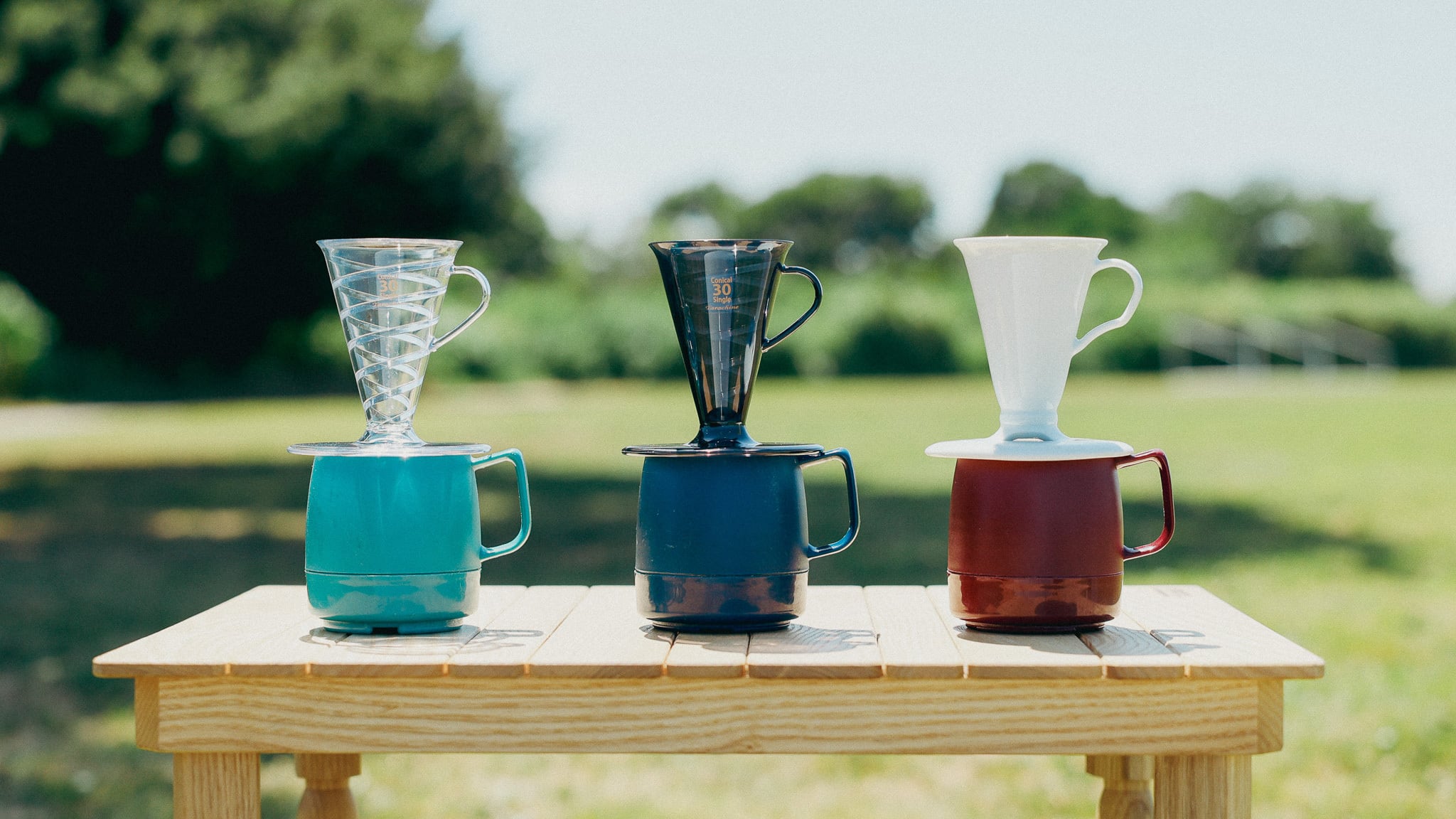 コニカル 30 シングル コーヒードリッパー / プラスチック / クリア