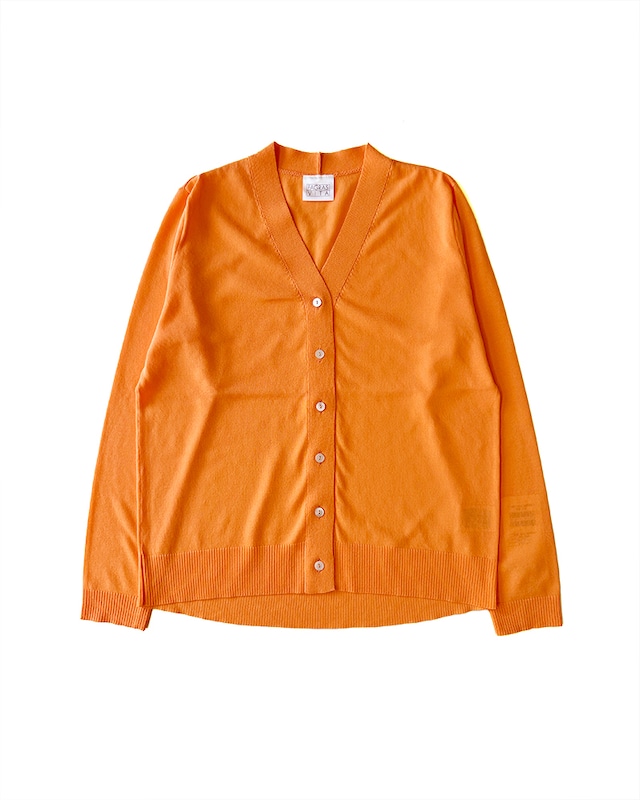 V neck Cardigan Orange / FAGRAS VITA