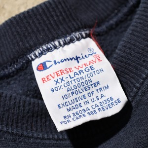 2XL 90s USA ネイビー PURDUE Reverse Weave Champion リバースウィーブ パデュー