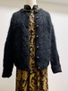 Vintage Black Mohair Cardigan