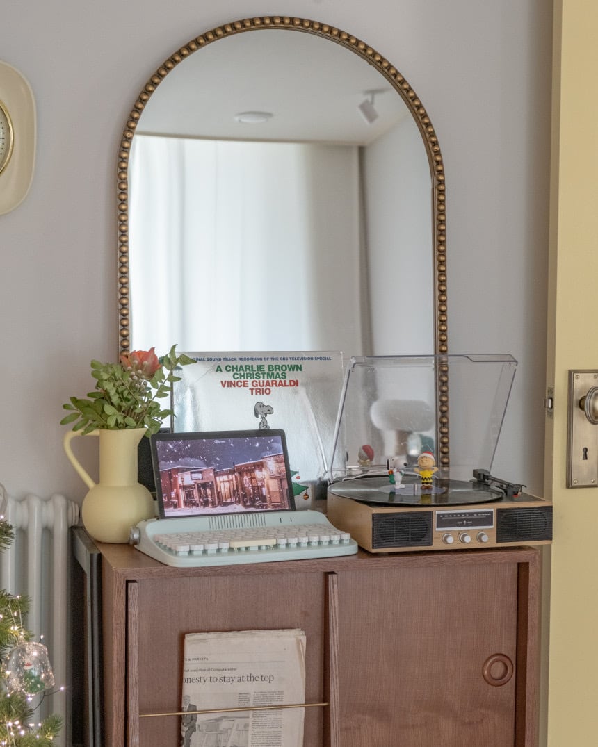vintage antique arch wall mirror / ヴィンテージ アンティーク調