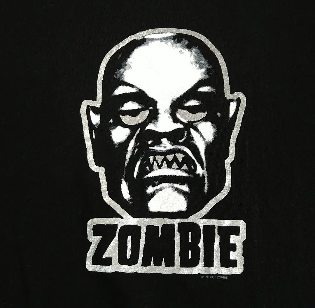 90s ZOMBIE vintage movie print tee black