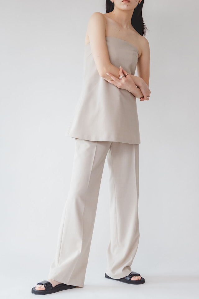 Simple straight pants