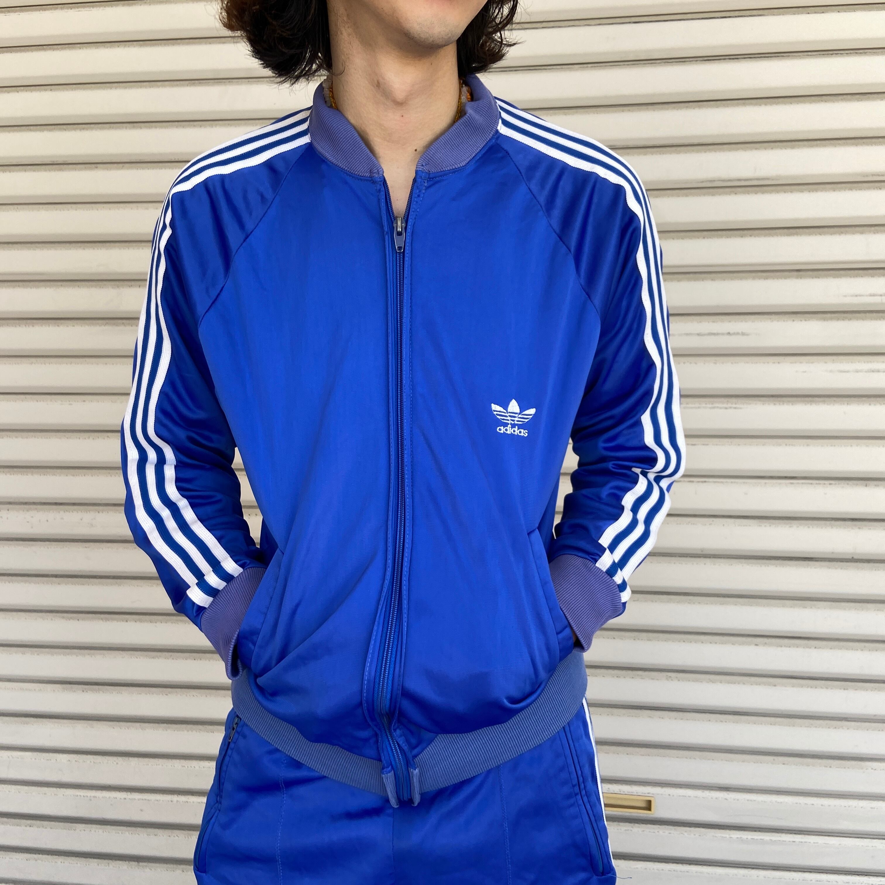 『送料無料』adidas ATP ジャージセットアップ　80s USA製　青　ビンテージ | 古着屋 Uan powered by BASE