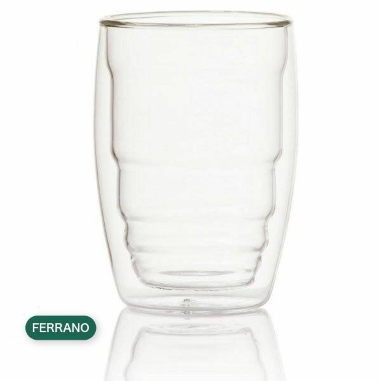 【2セット】Ferrano ダブルウォールグラス Eridio 250ml 2個