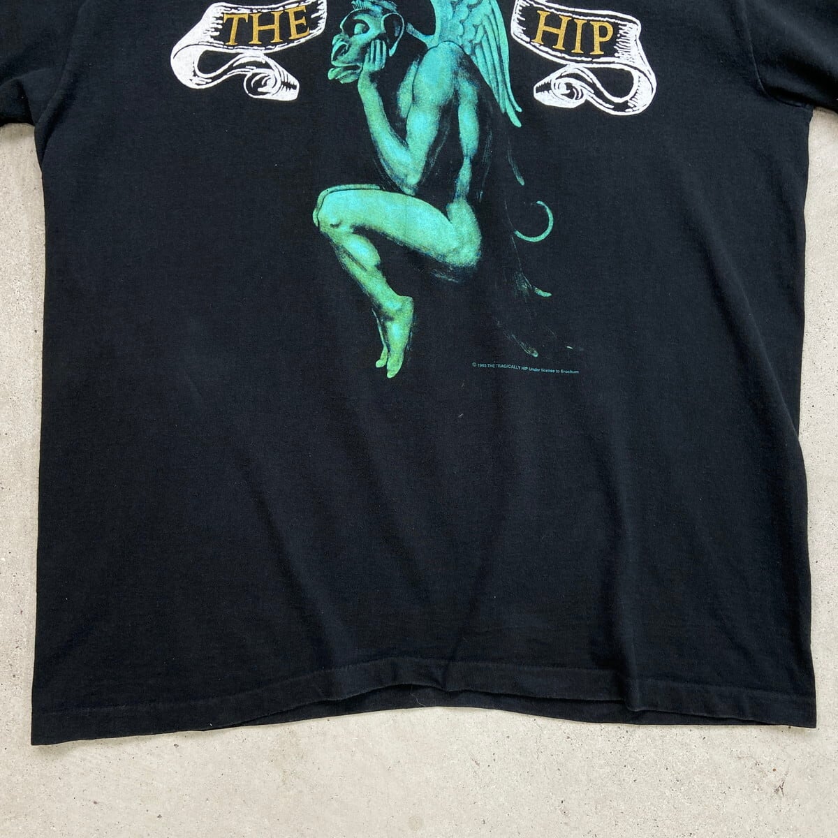 希少 90s 当時物 GAMMARAY ヴィンテージ バンドロングTシャツ L 90年代 USA製 THE TRAGICALLY HIP バンド ロングTシャツ メンズXL 古着