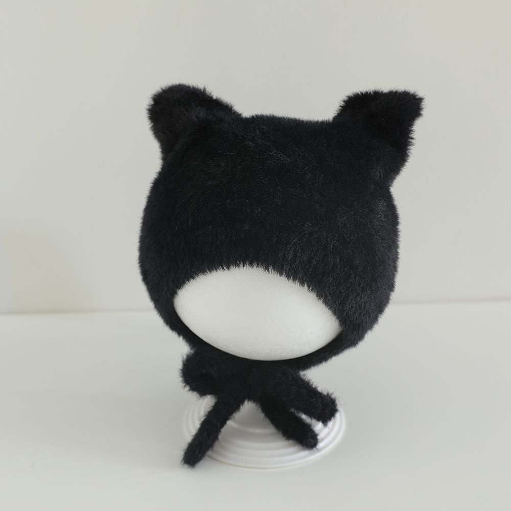 猫耳ニットボンネット