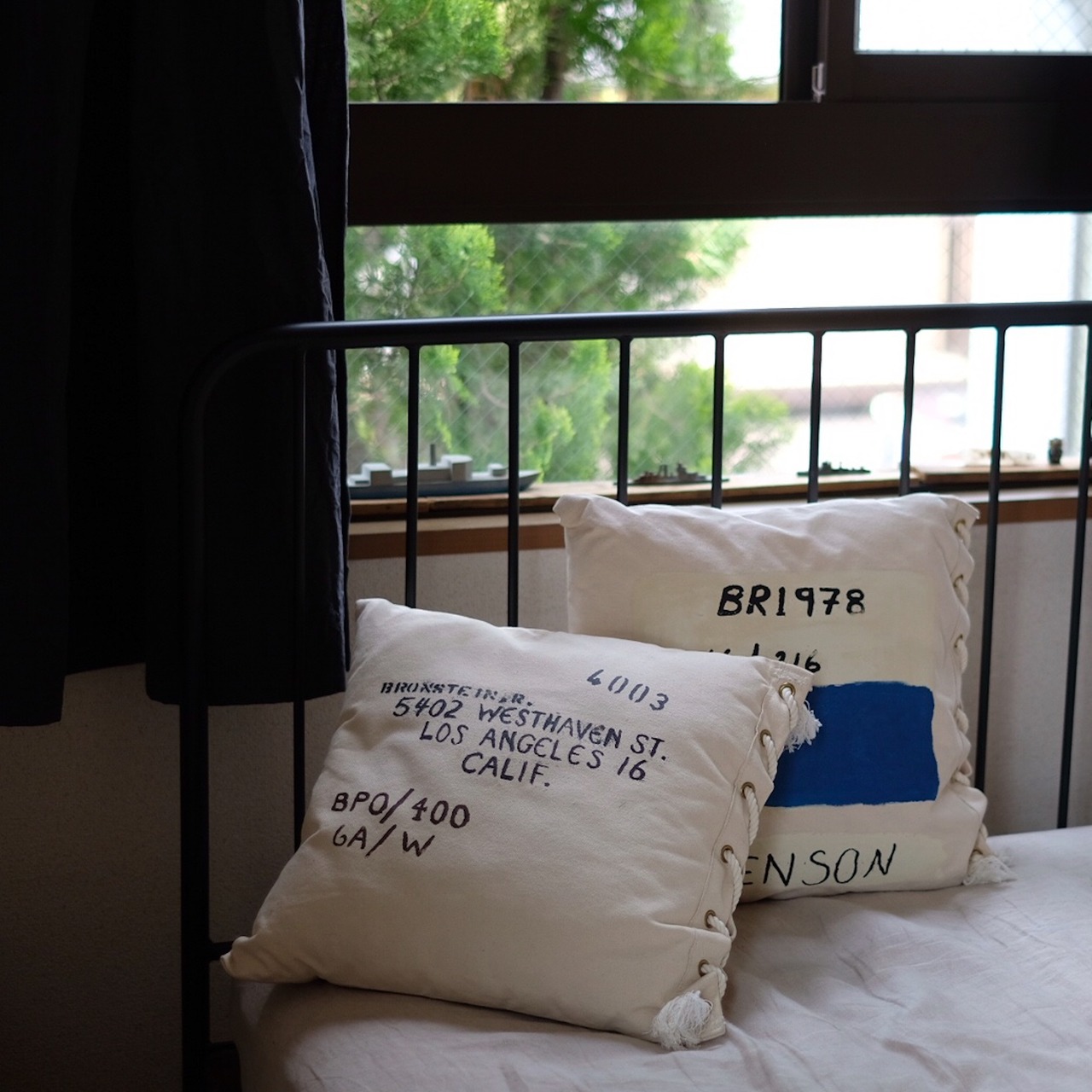 Vintage Canvas Cushion Cover