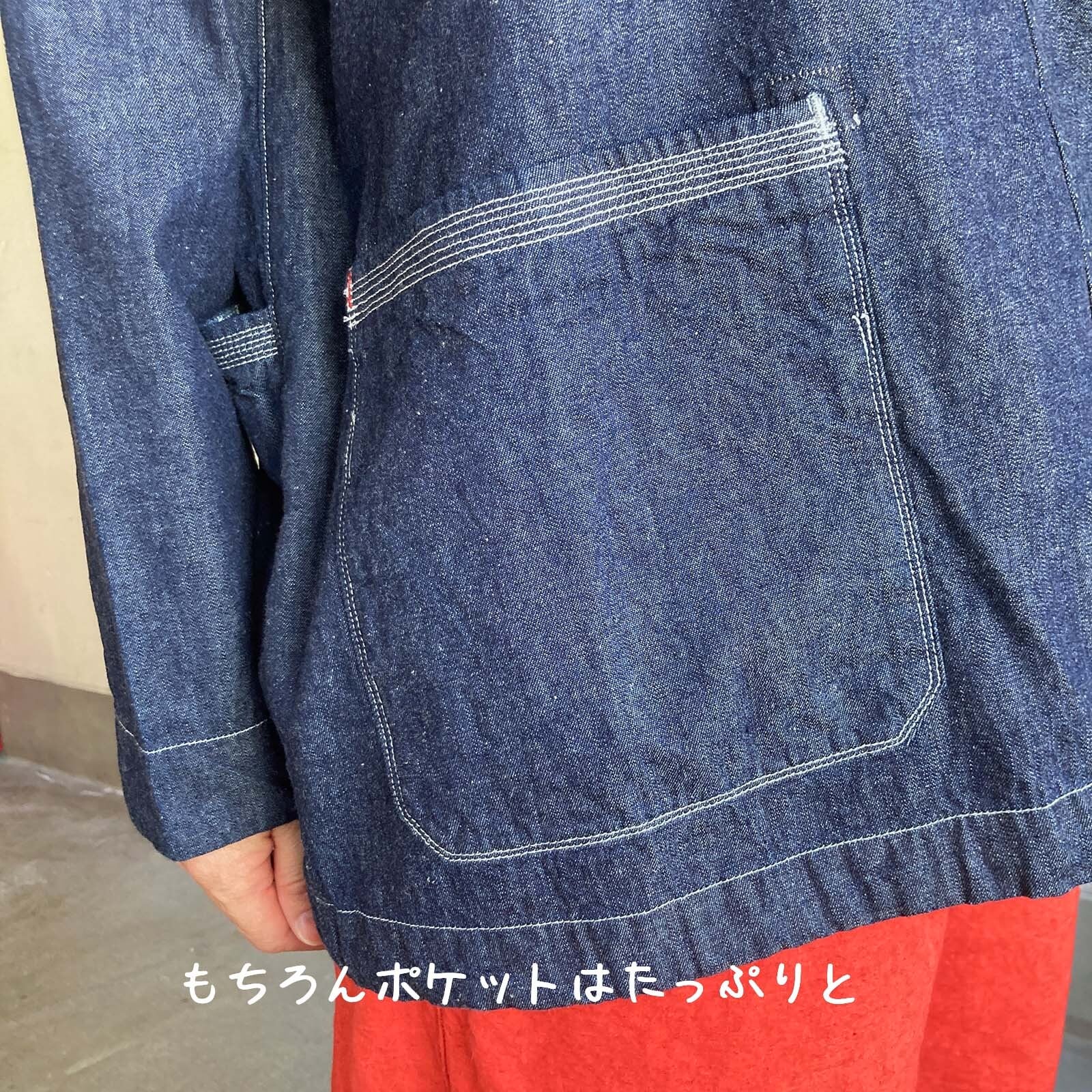 フードデッキシャツ HAYATE CCBY DUTY WEAR /デニムシャツ 61S70
