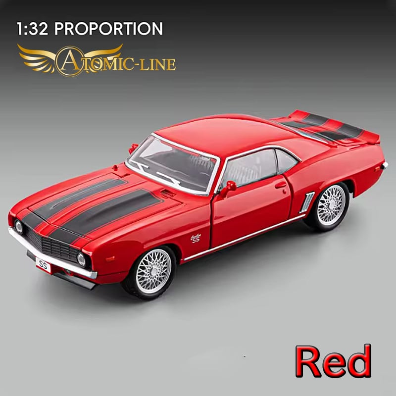Chevrolet カマロ SS 1/32 ミニカー 全3色 ライト点灯 エンジン