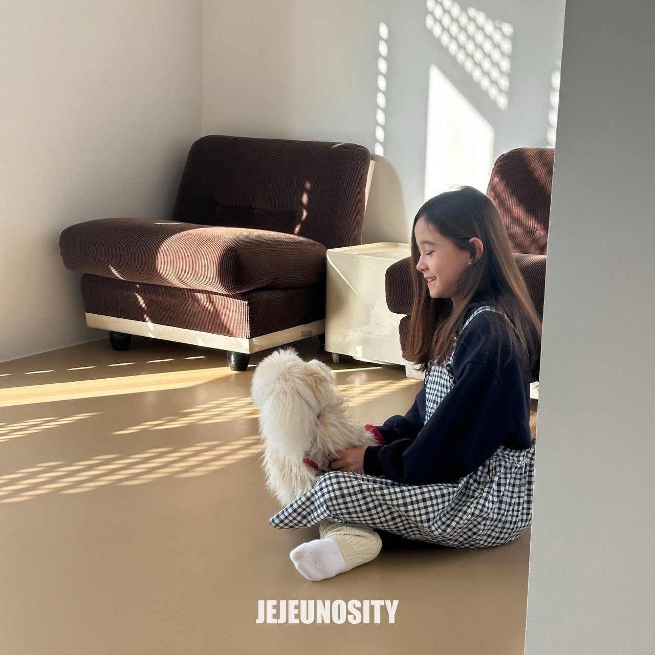 【jejeunosity】ランダムチェックエプロンドレス  KIDSサイズ 90〜120cm 240215je - 6