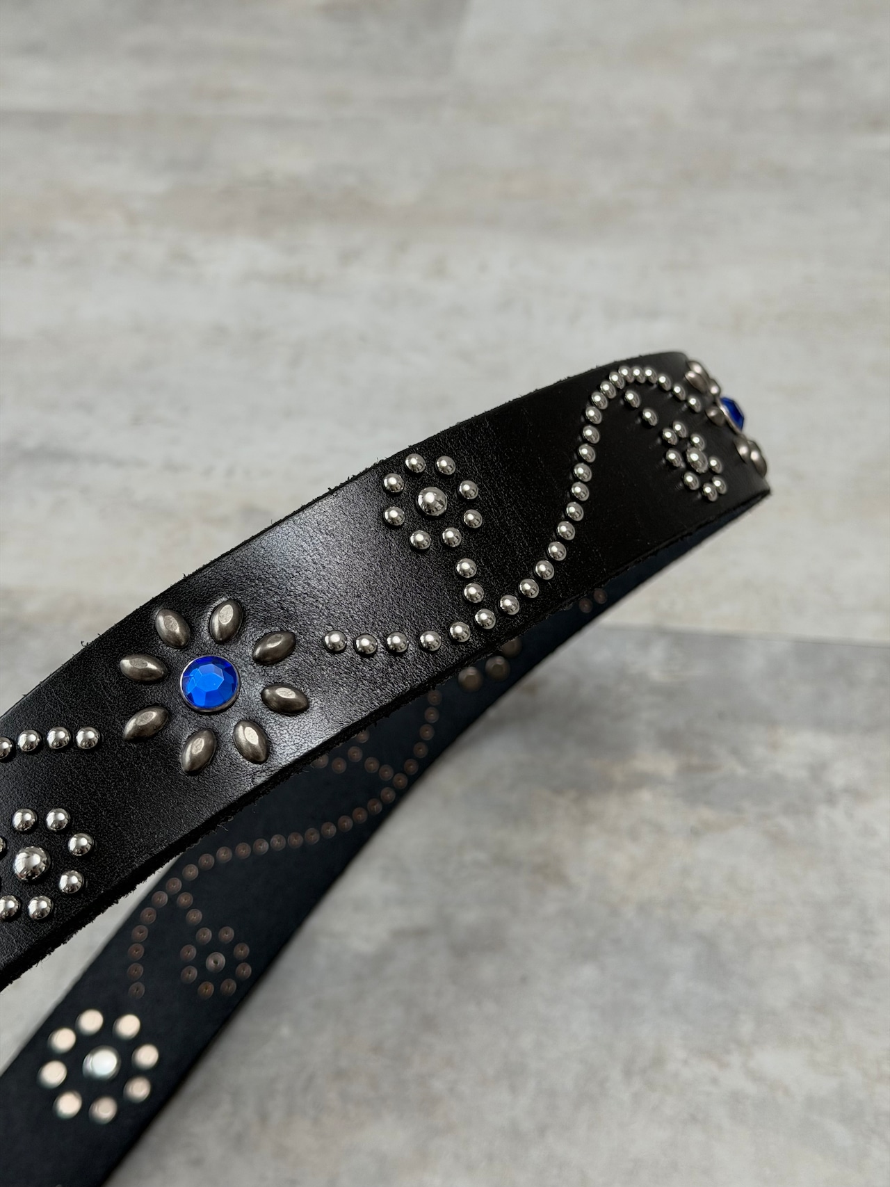 Blue Stone Studded Belt