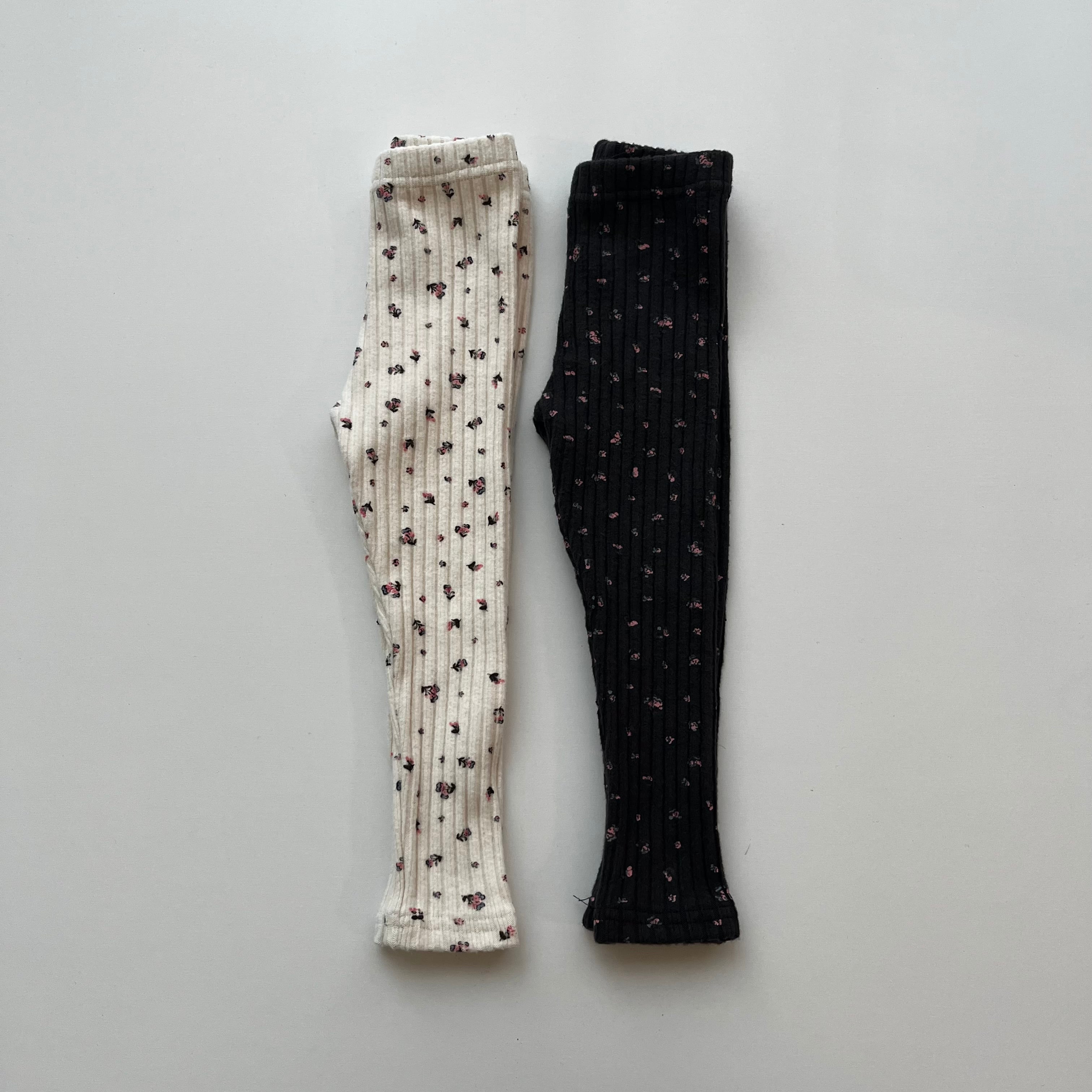 《即納》キッズ 花柄レギンス