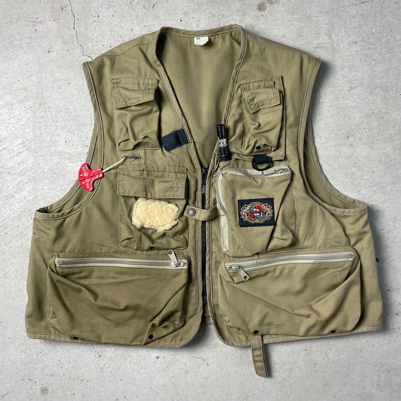 90年代 USA製 STEARNS フライフィッシングベスト ライフベスト メンズL 