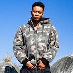 OG LOGO RIPSTOP CAMO HOODED JACKET