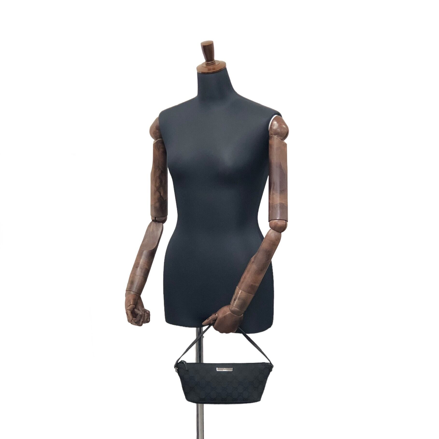 GUCCI グッチ GG柄 ロゴ キャンバス バニティバッグ