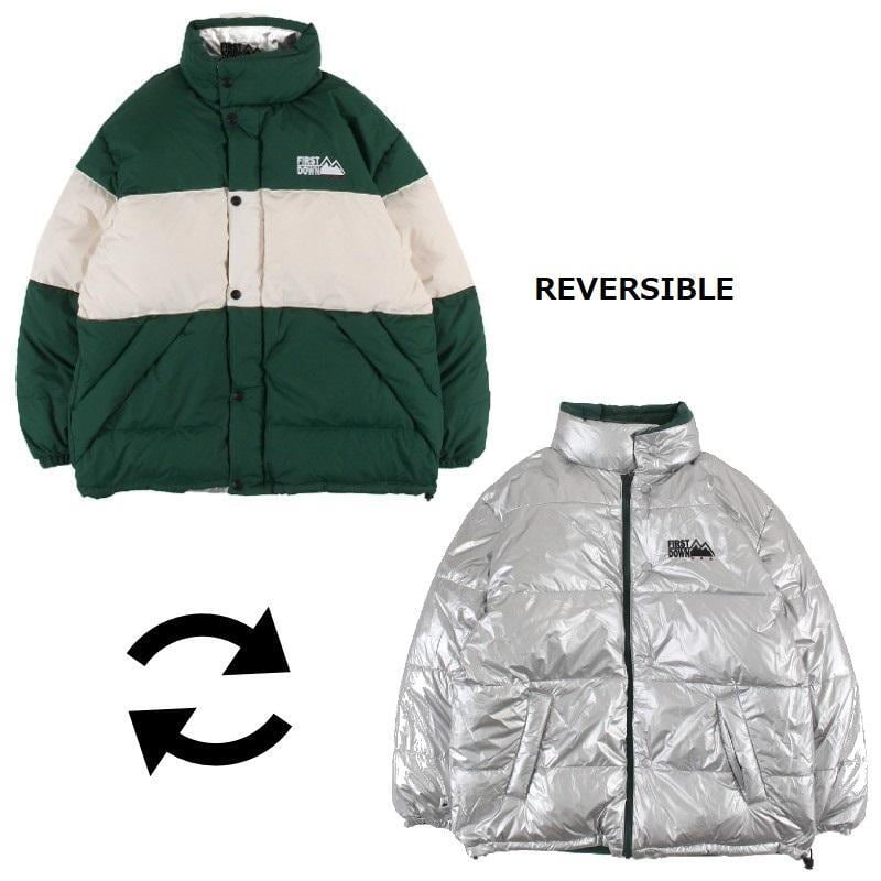 FIRST DOWN ファーストダウン リバーシブルダウンジャケット SWITCH