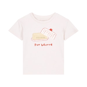 【即納】STUDIO BOHEME / TSHIRT ESSENTIAL - OFF WHITE / PUR BEURRE(36m/4y)