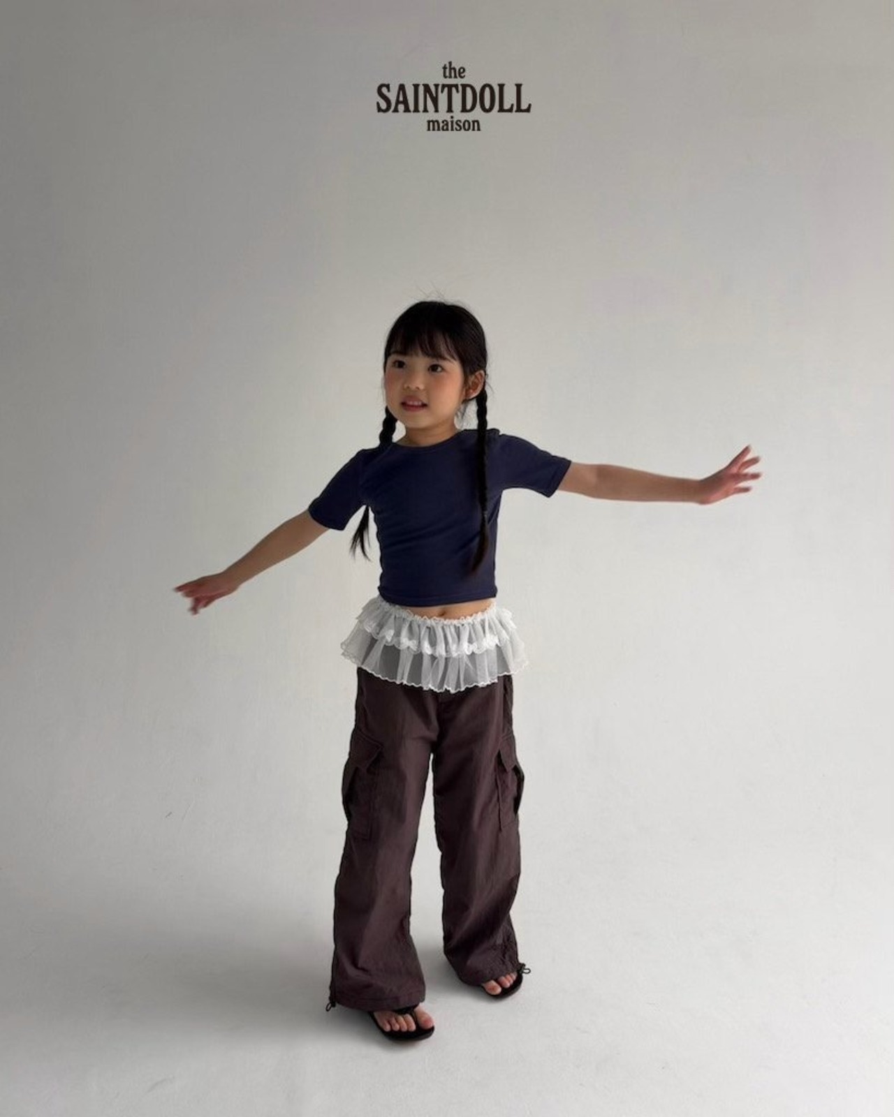 [SAINTDOLL] Backless short sleeves (JS/JM/JL) / [세인트돌] 백리스반팔 (JS/JM/JL)