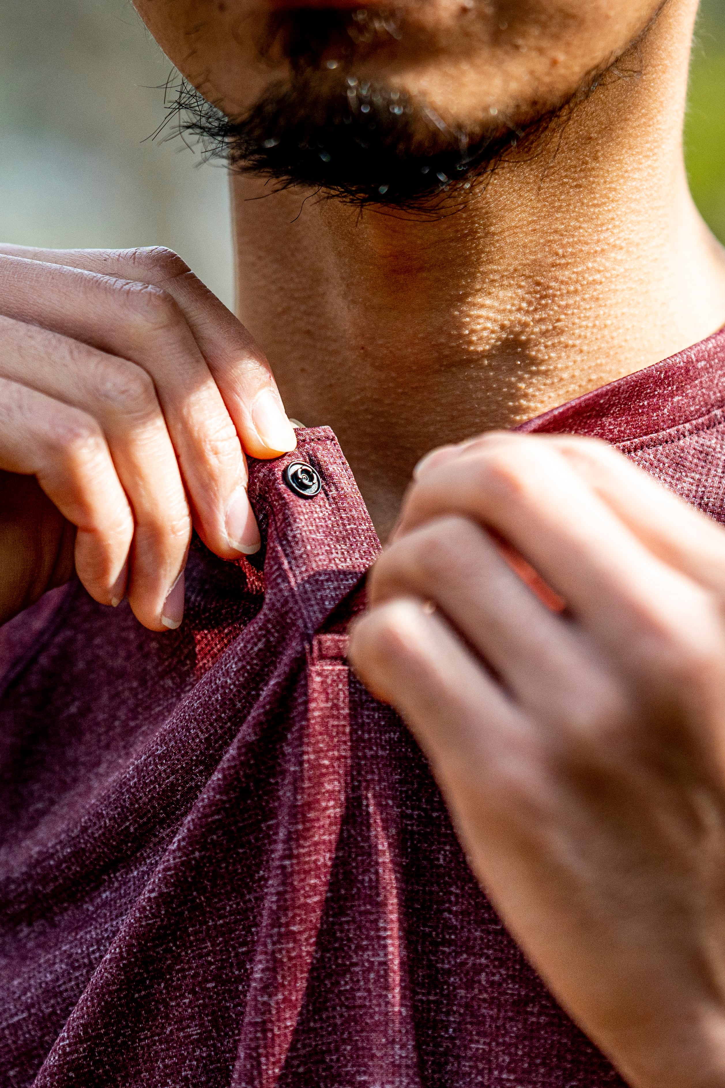 Arrow S/S Henry: Color Burgundy | TANNUKI Running Wear Shop