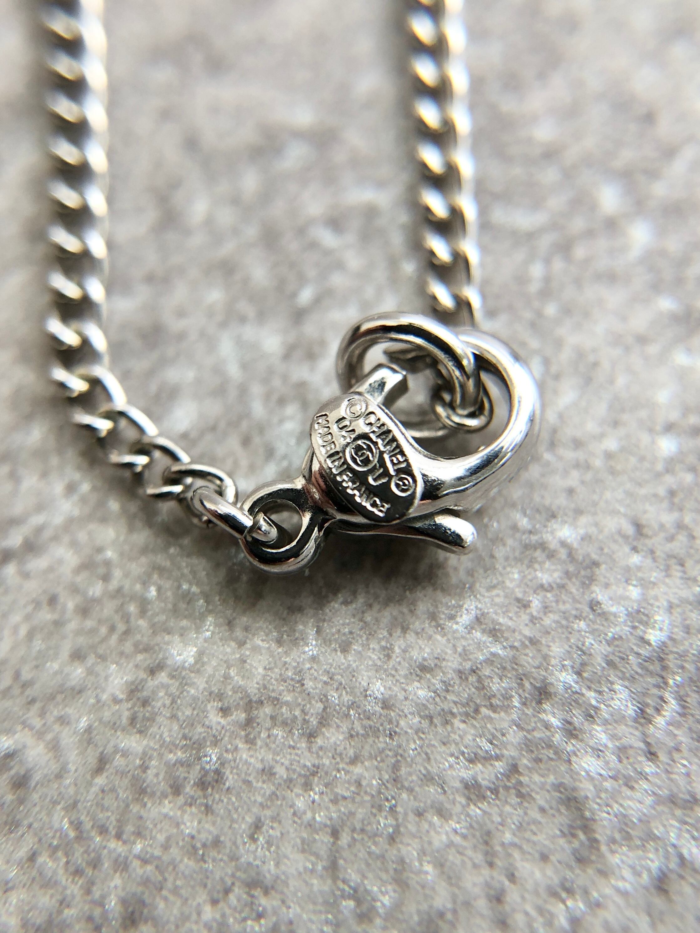 CHANEL シャネル ネックレス シルバー ココマーク vintage CHANEL シャネル ネックレス シルバー ココマーク vintage