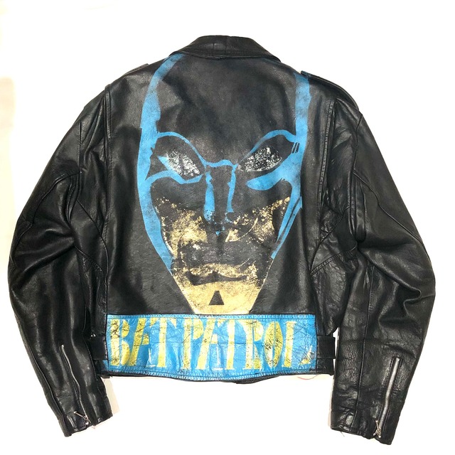 Vintage Hand Painted Leather Jacket（ヴィンテージ ハンドペイント 