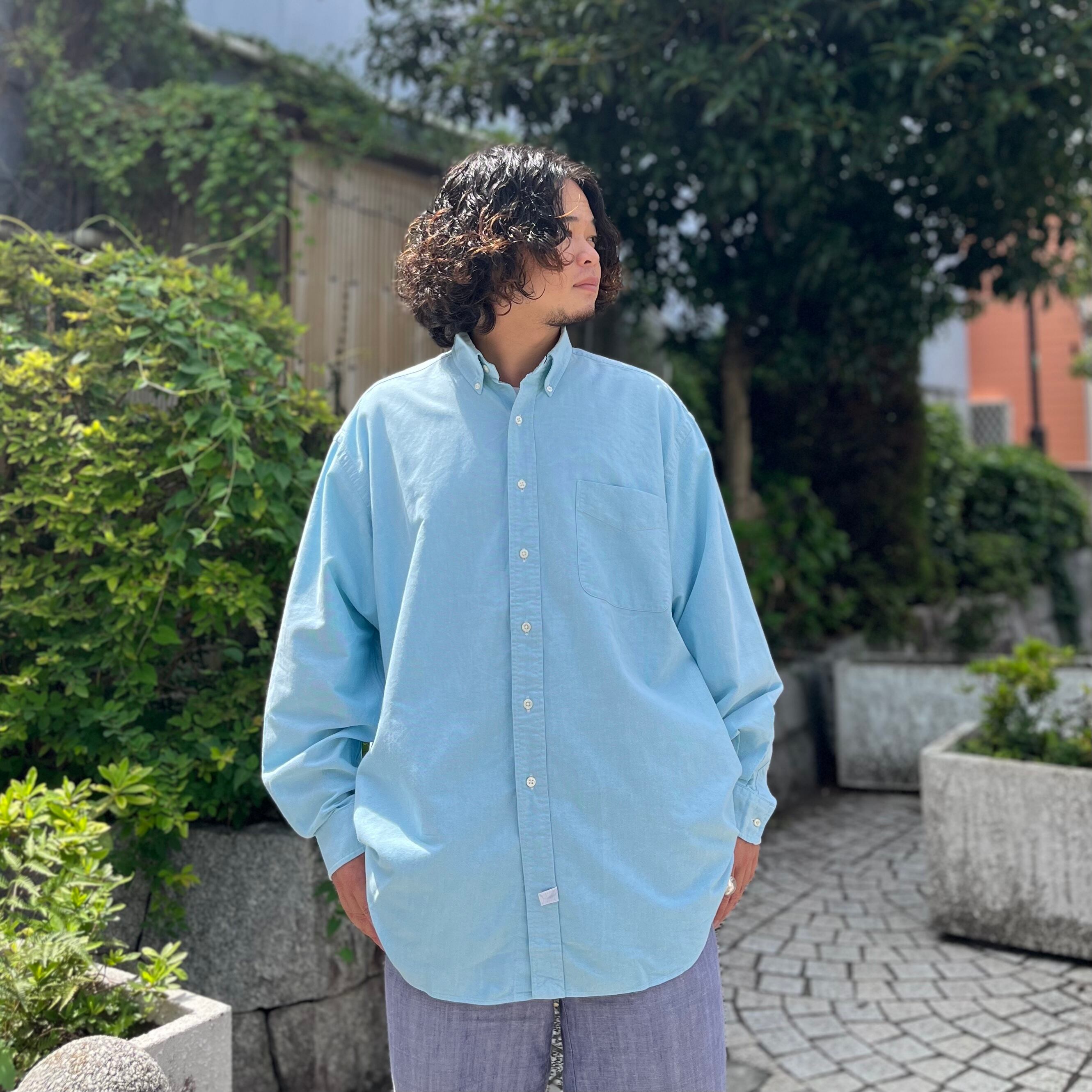 90s ポロ ラルフローレン BIG OXFORD SHIRT シャツ M 開襟