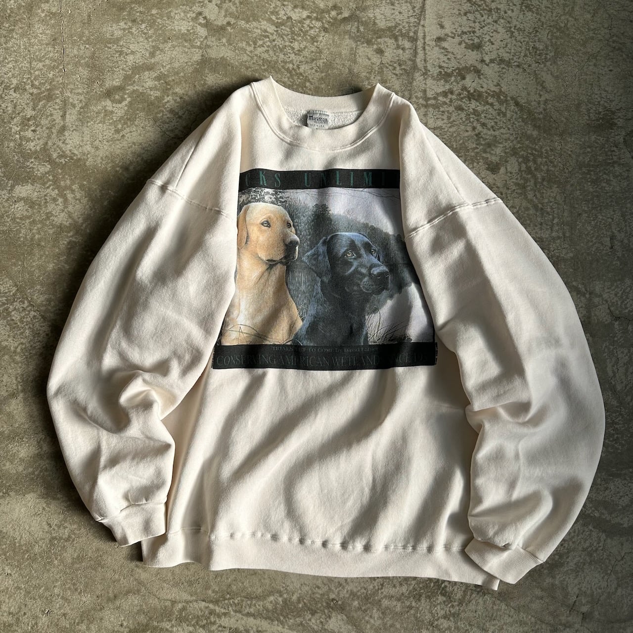 90s USA製 ラブラドールレトリバー スウェット 犬 アニマル トレーナー