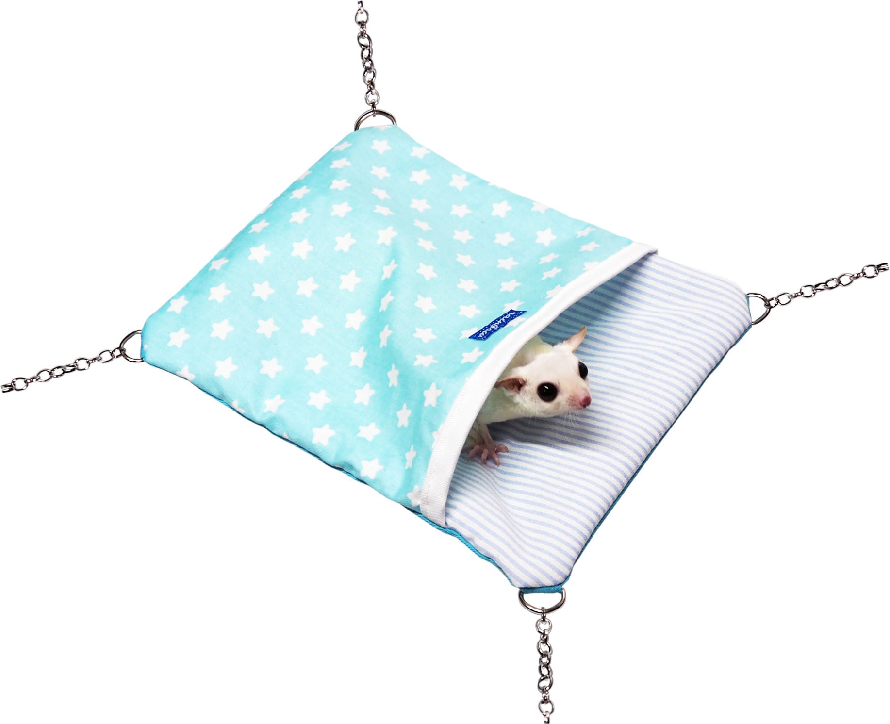 【小動物用品】さわやかちびモック　ブルー