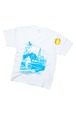 NO.1109　久留米を見守る猫のTシャツ【福岡】【Mサイズ】