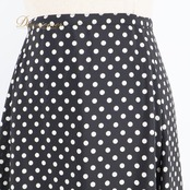 フラメンコ 衣装 ファルダ スカート ブラック系 ホワイト系 グリーン系 黒 緑 ボランテ フリル ドット 水玉 華やか かわいい ポップ ダンス パーティ 発表会 舞台衣装