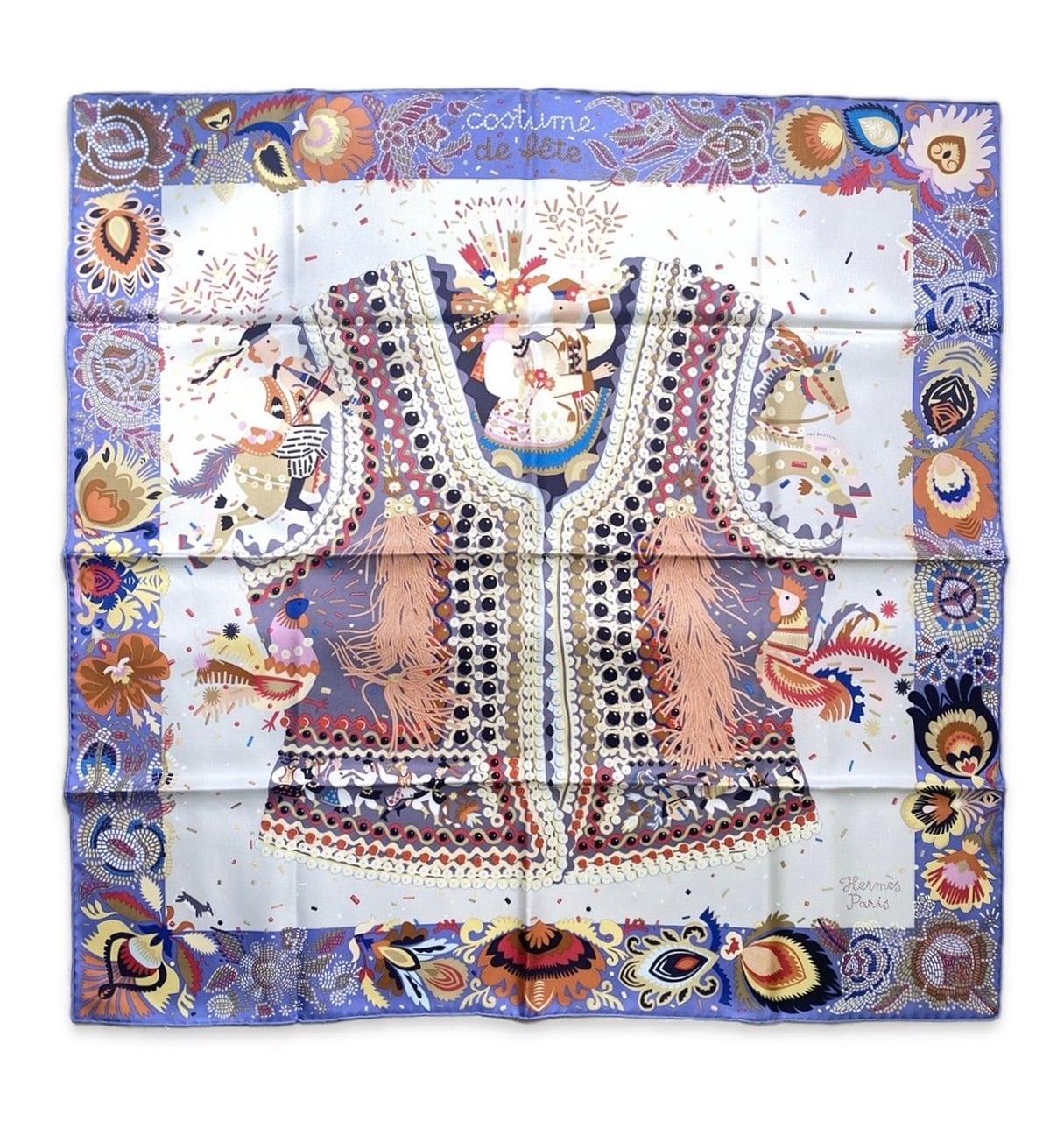 HERMES エルメス スカーフ カレ90 《COSTUME DE FETE》003915S | TTJ