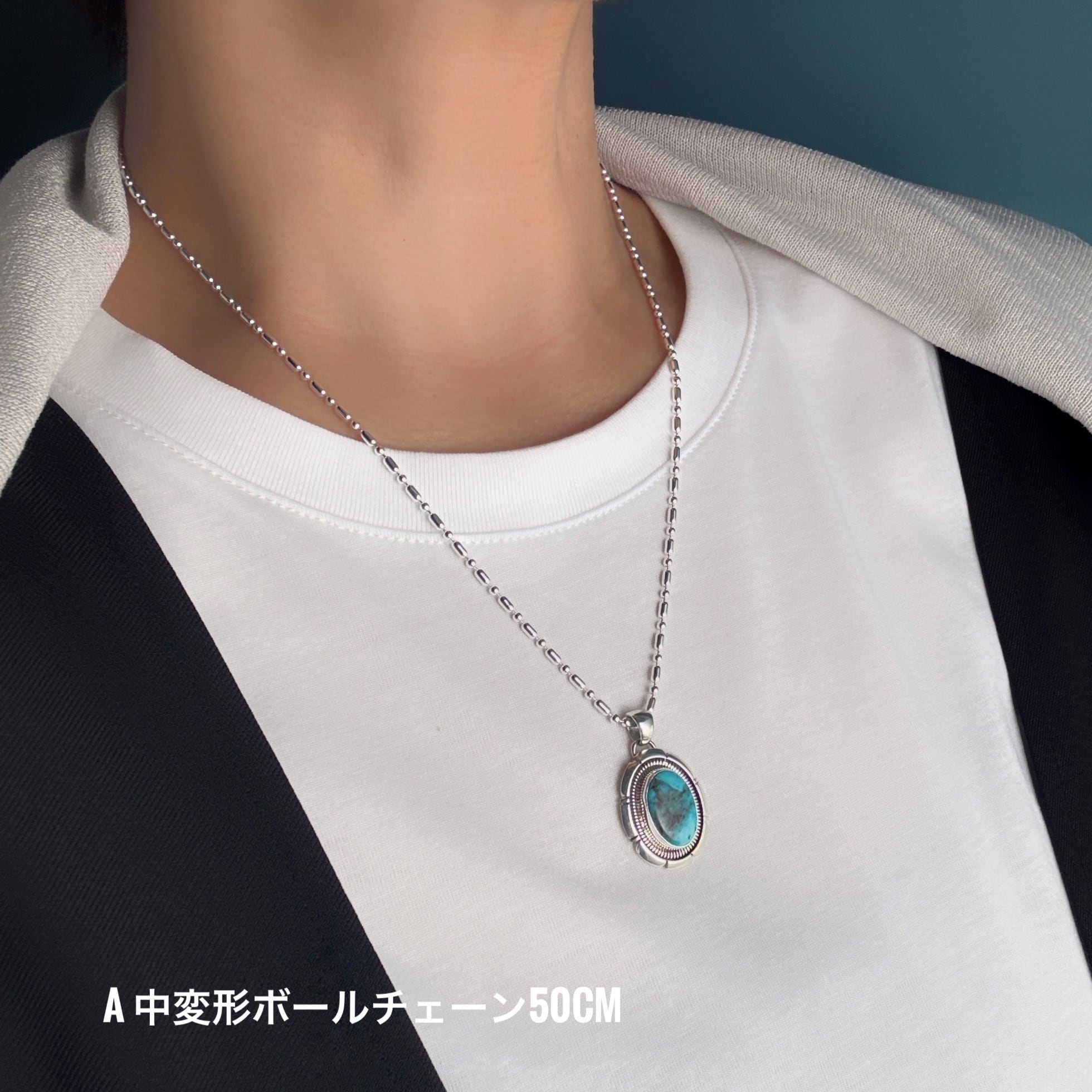 Indian Jewelry 》【各一点物】ビスビー ターコイズ スタンプワーク