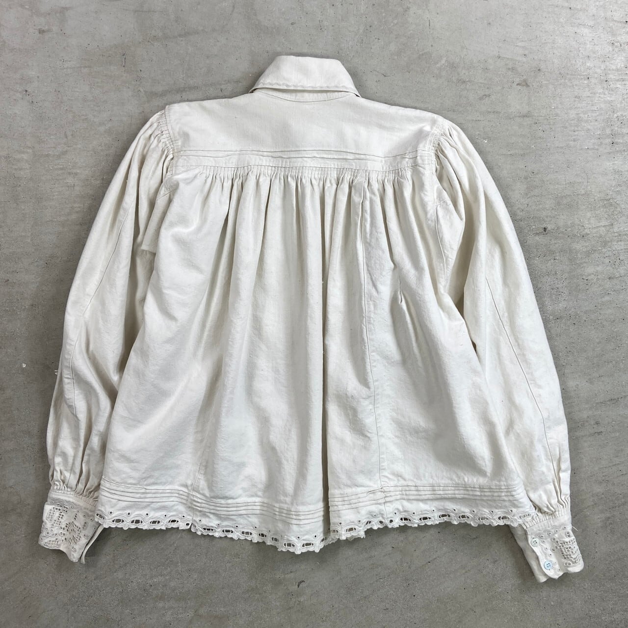 1900年代初頭 希少 ルーマニア刺繍×西欧仕立て アンティーク ブラウス