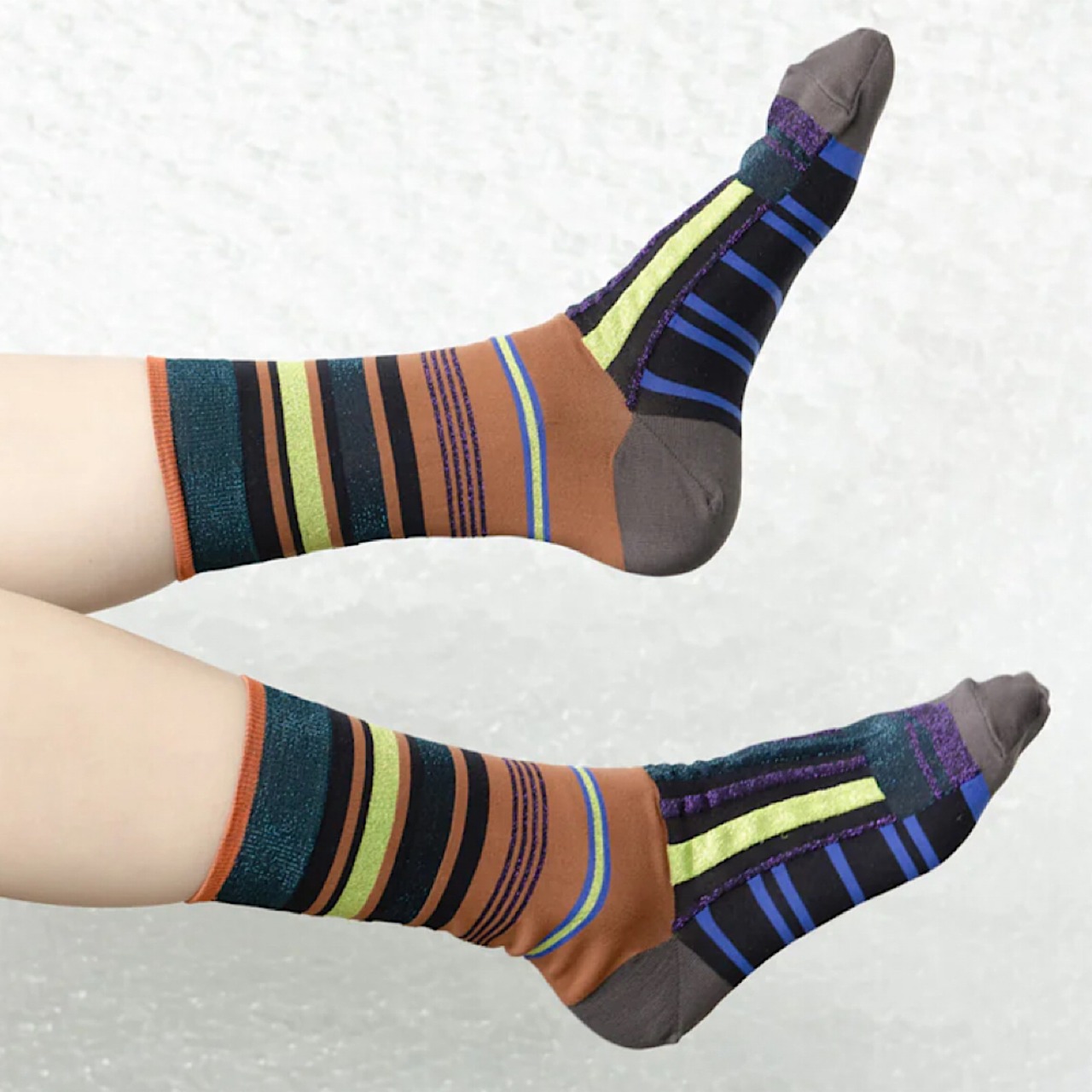 COQ KANAKOKAJIHARA /【23−25cm】horizon border socks