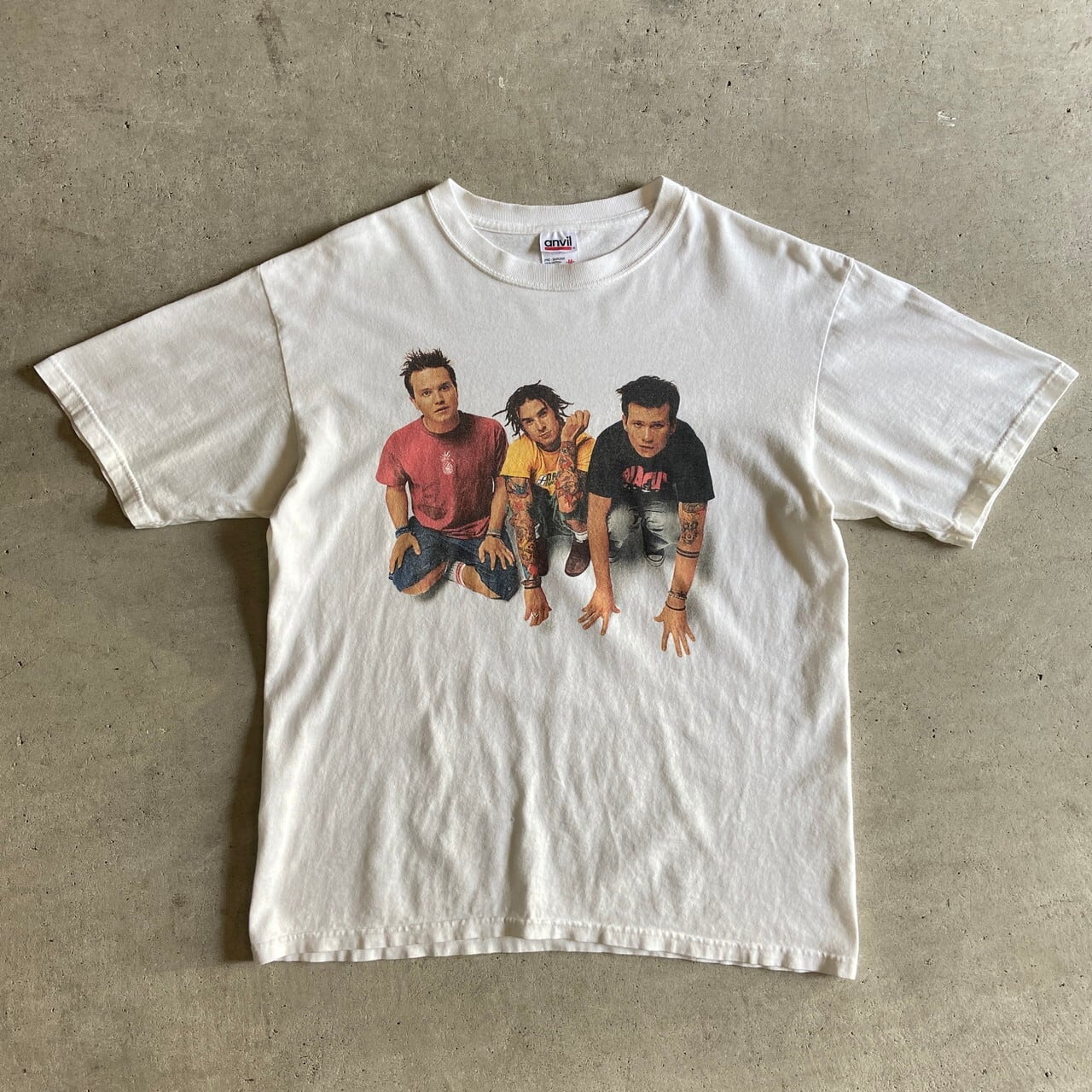 00年代 BLINK-182 ブリンク182 フォトプリント バンドTシャツ メンズ 