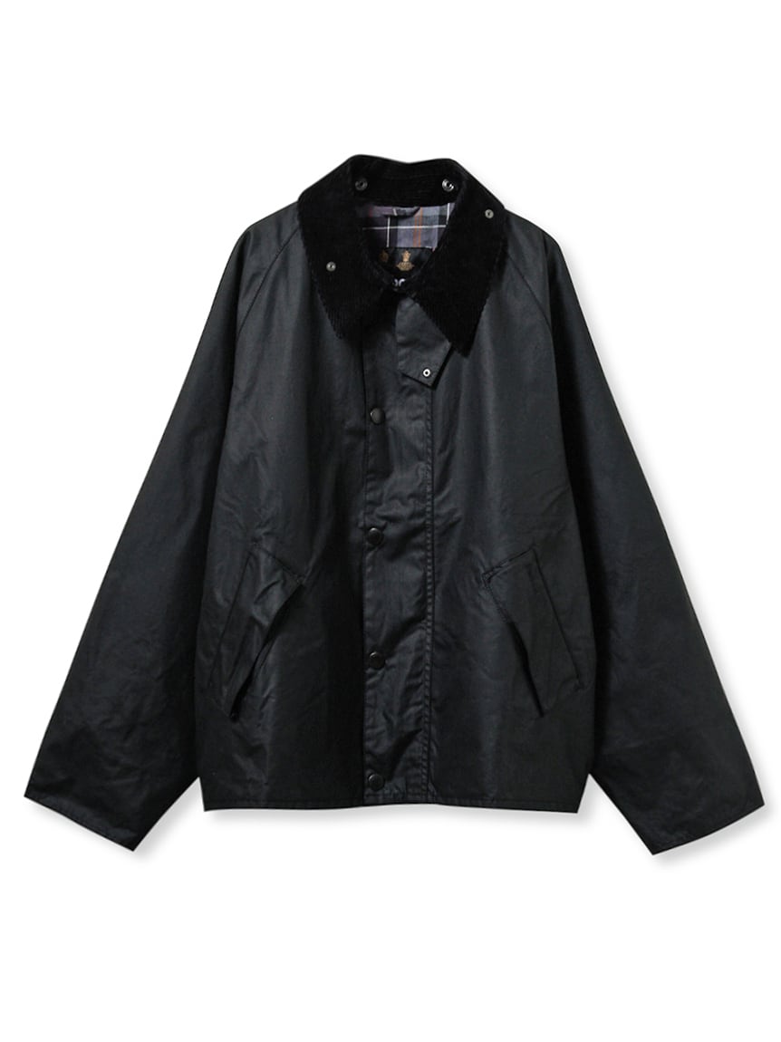 BARBOUR (バブアー) - TRANSPORT WAX JACKET (トランスポートワックスジャケット) MWX1678 BLACK