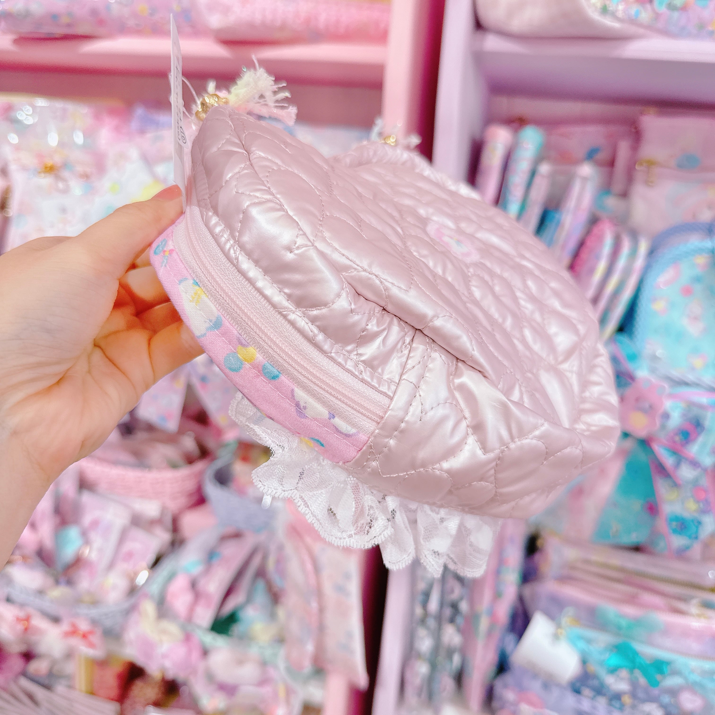 【K2】84-10ハート型バッグ風ぬいぐるみポーチ