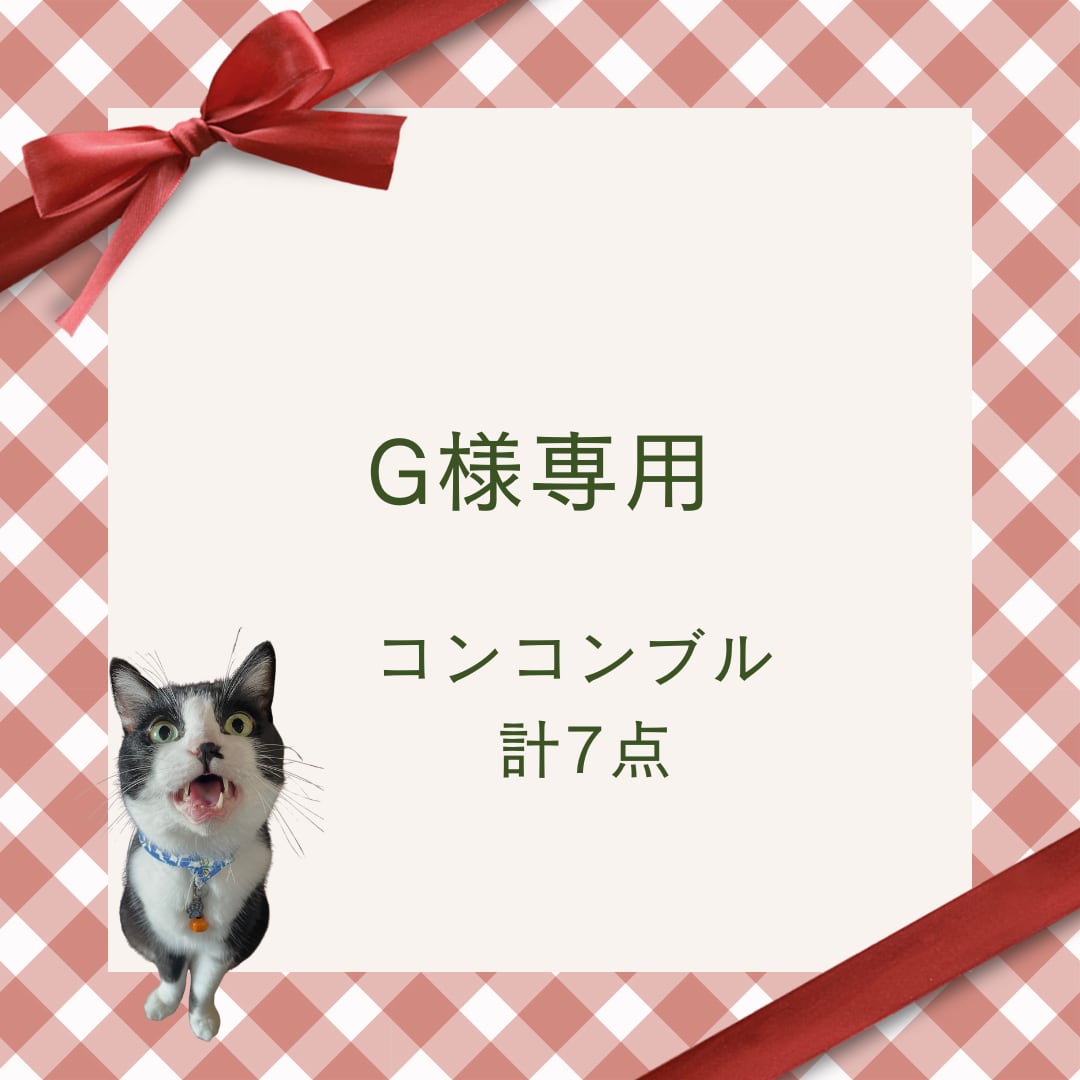 G様専用 コンコンブルおまとめ　計7点