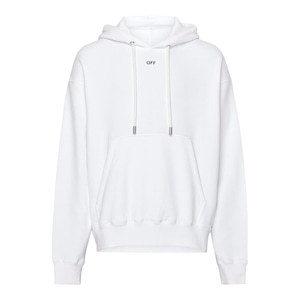 【OFF-WHITE】OFF STAMP SKATE HOODIE (WHITE/BLACK)