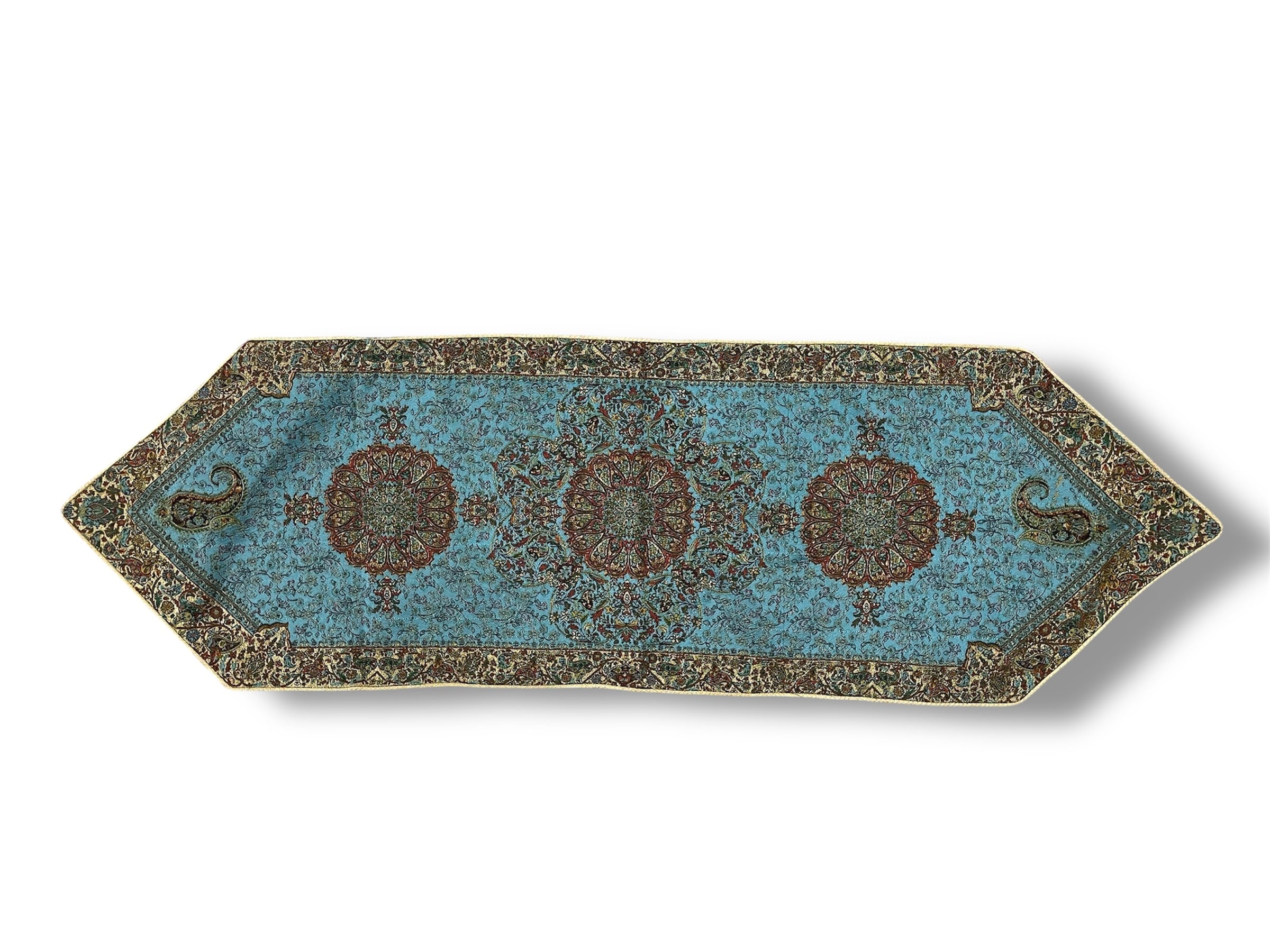 テーブルランナーテルメ ターコイズブルー | zakurotokyo