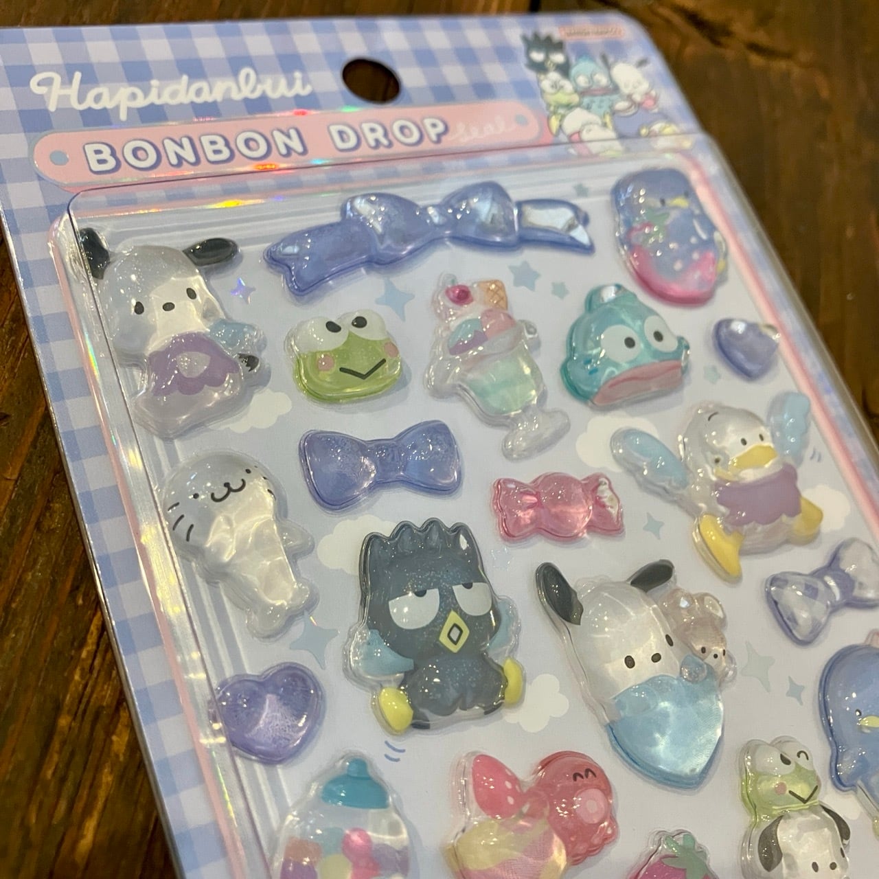 サンリオ はぴだんぶい ボンボンドロップシール CA04 | マスキング