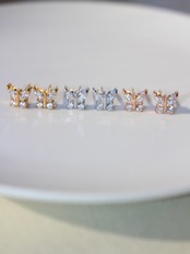 Zirconia butterfly pierce