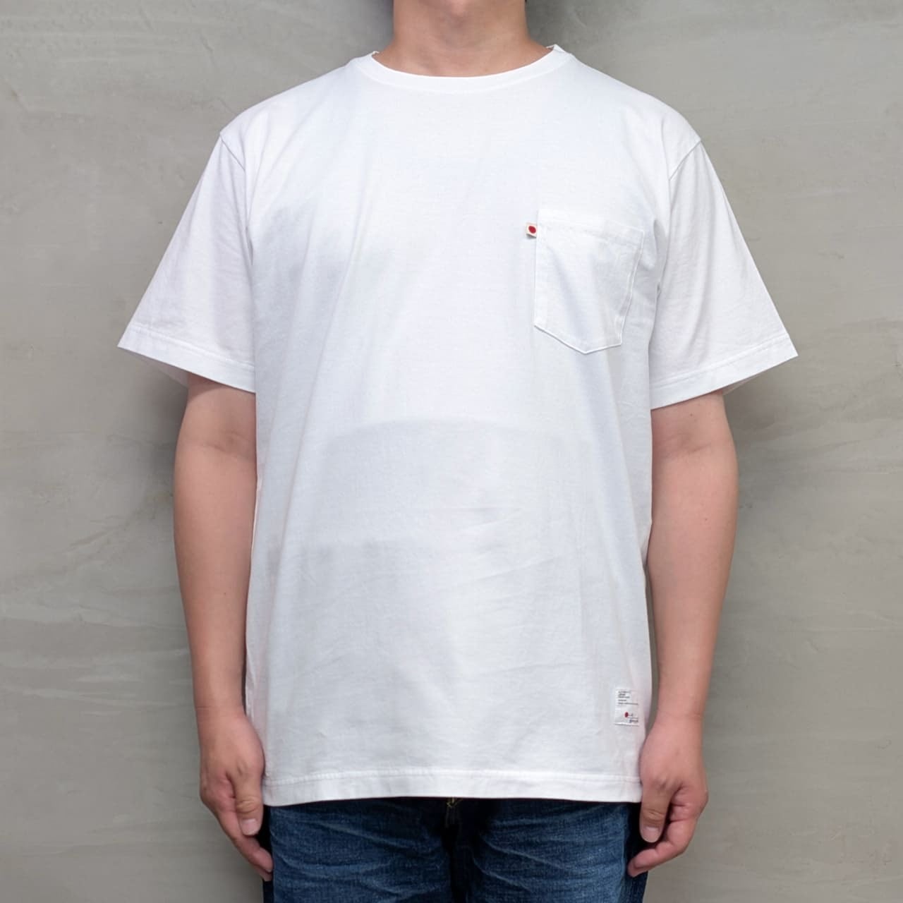 PLAIN T-SHIRT［STEP］/ WHITE | BLUE SAKURA JEANS 公式サイト