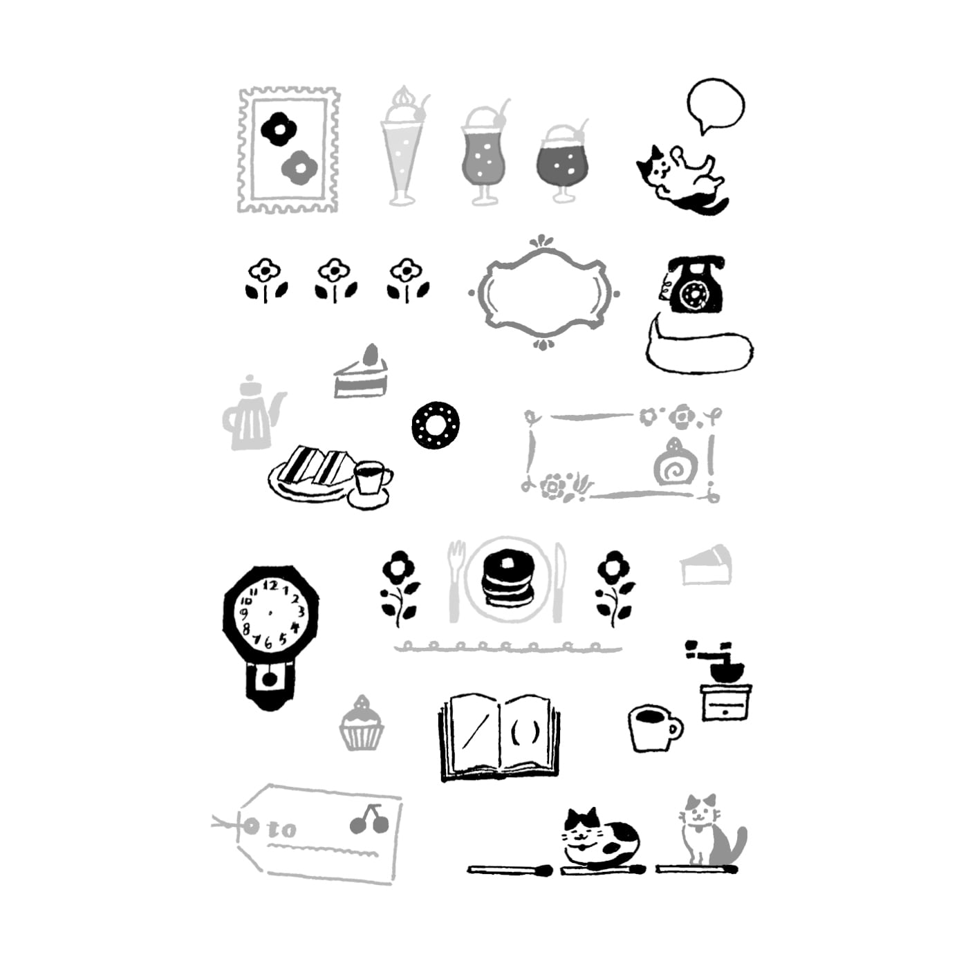 古川紙工 クリアスタンプ 37-757 | パピアプラッツBASE店