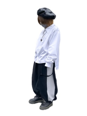 UNFINISHEDサスペンダーカボチャパンツ25029