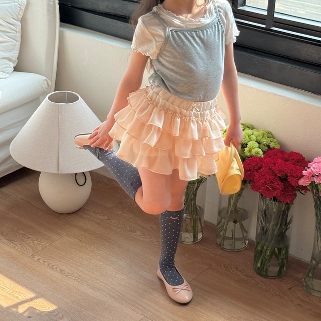 【5/12〆予約】<ninibello>  Fruit tiered skirt