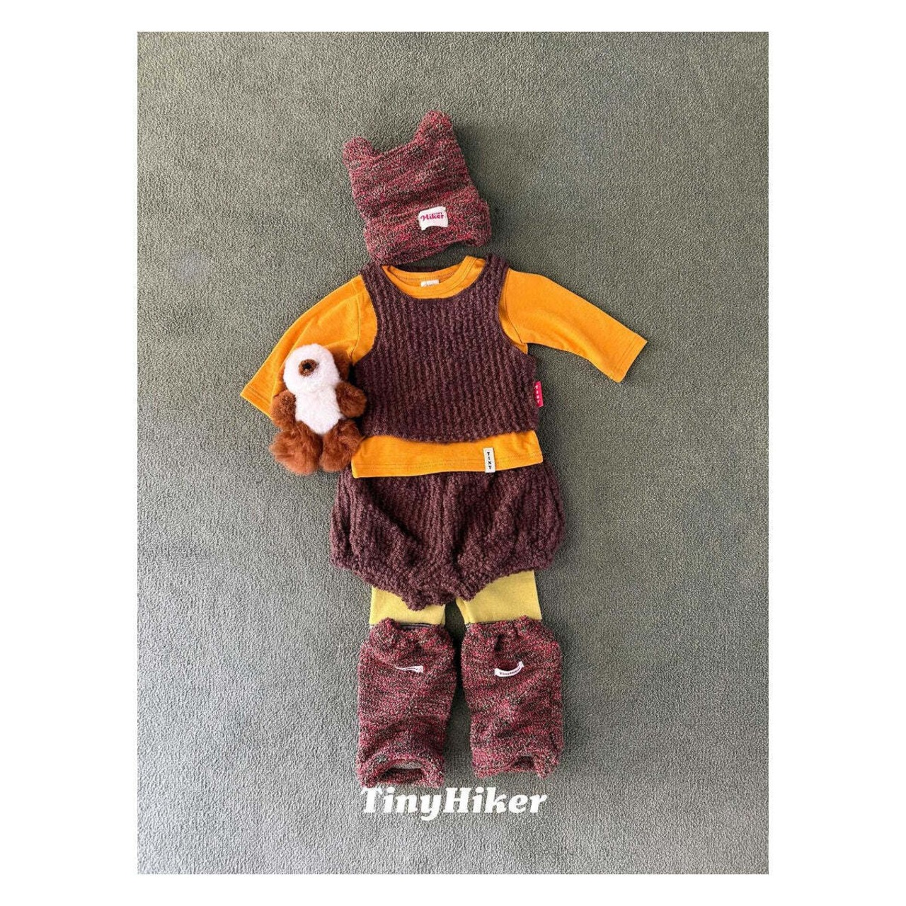 【取寄】Tiny Hiker パンプキンブルマー|冬服|韓国子供服